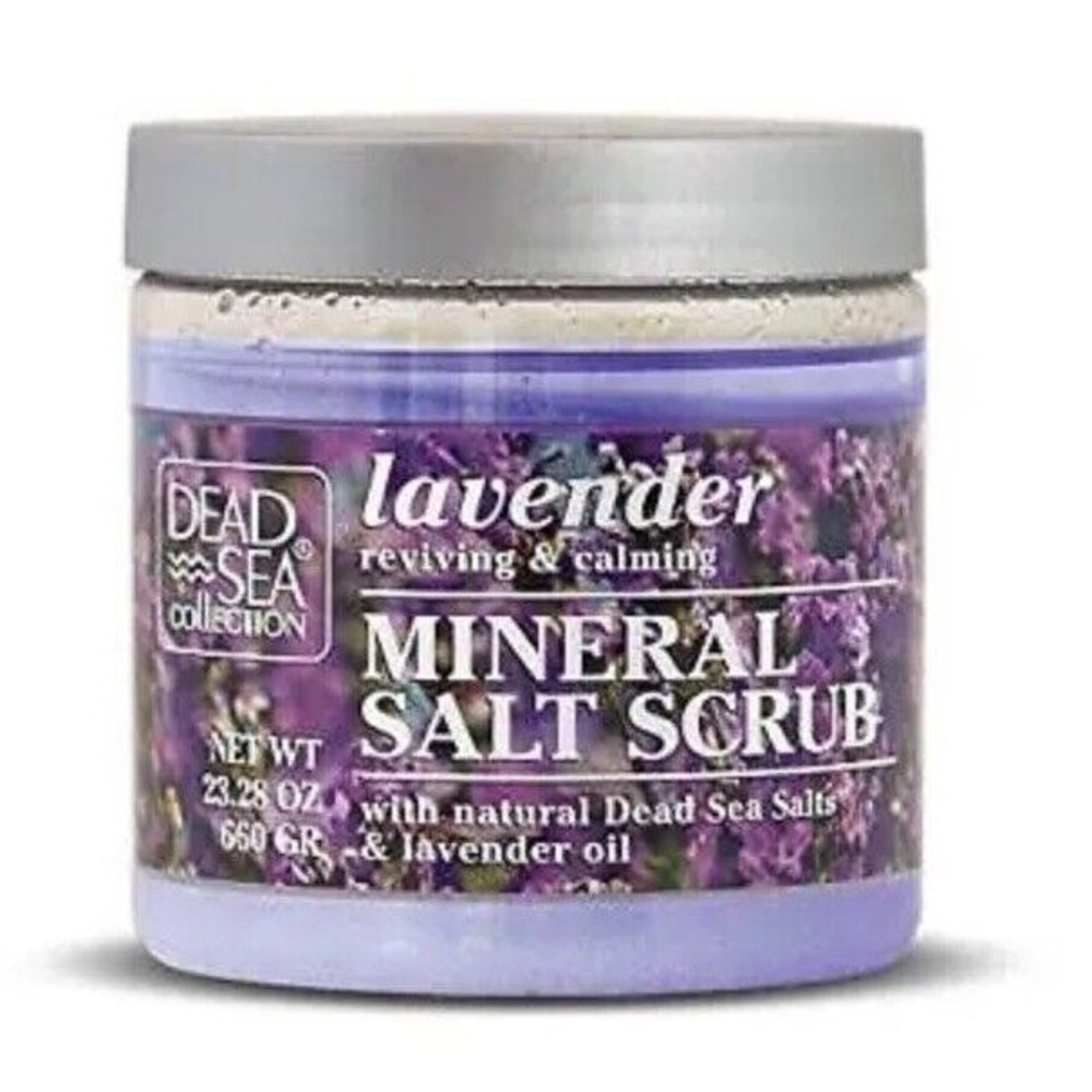 Dead Sea Collection Salt Scrub with Lavender Reviving Calming Exfoliating NEW